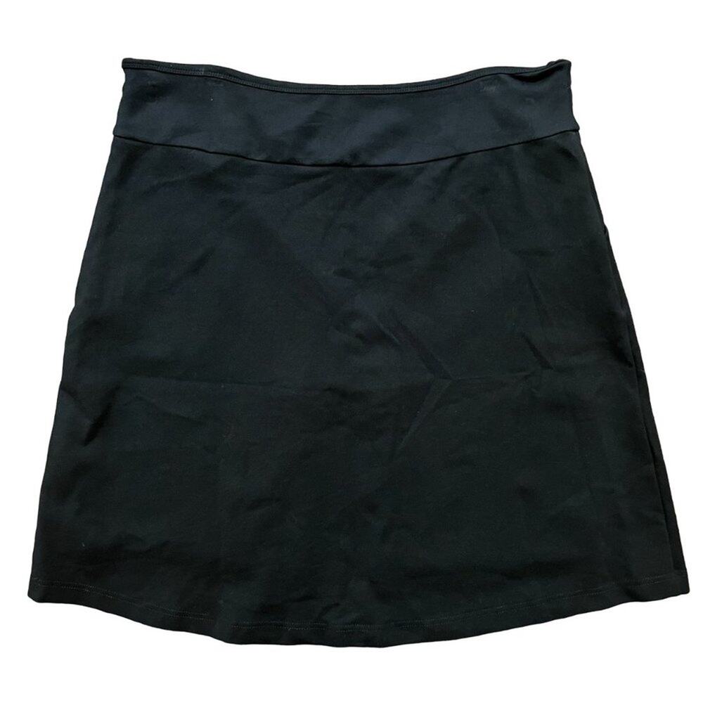BETABRAND Ponte Skirt Skort in Black with Pockets  SZ XXL